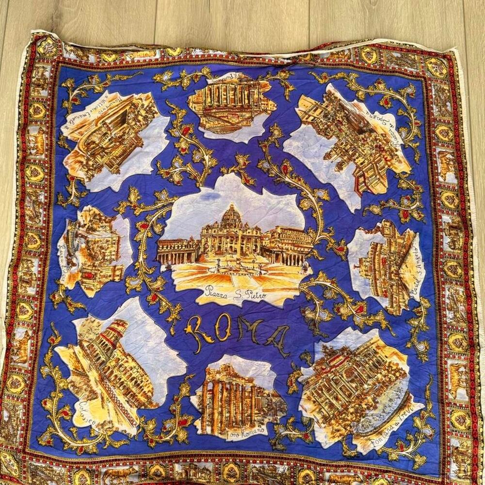 Beautiful rome italy souvenir scarf
